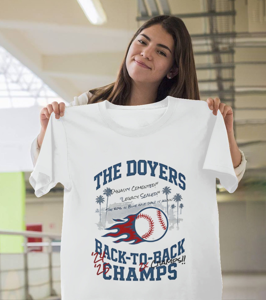 The Doyers Dynasty Cemented Back-to-Back Champs 2025 T-Shirt