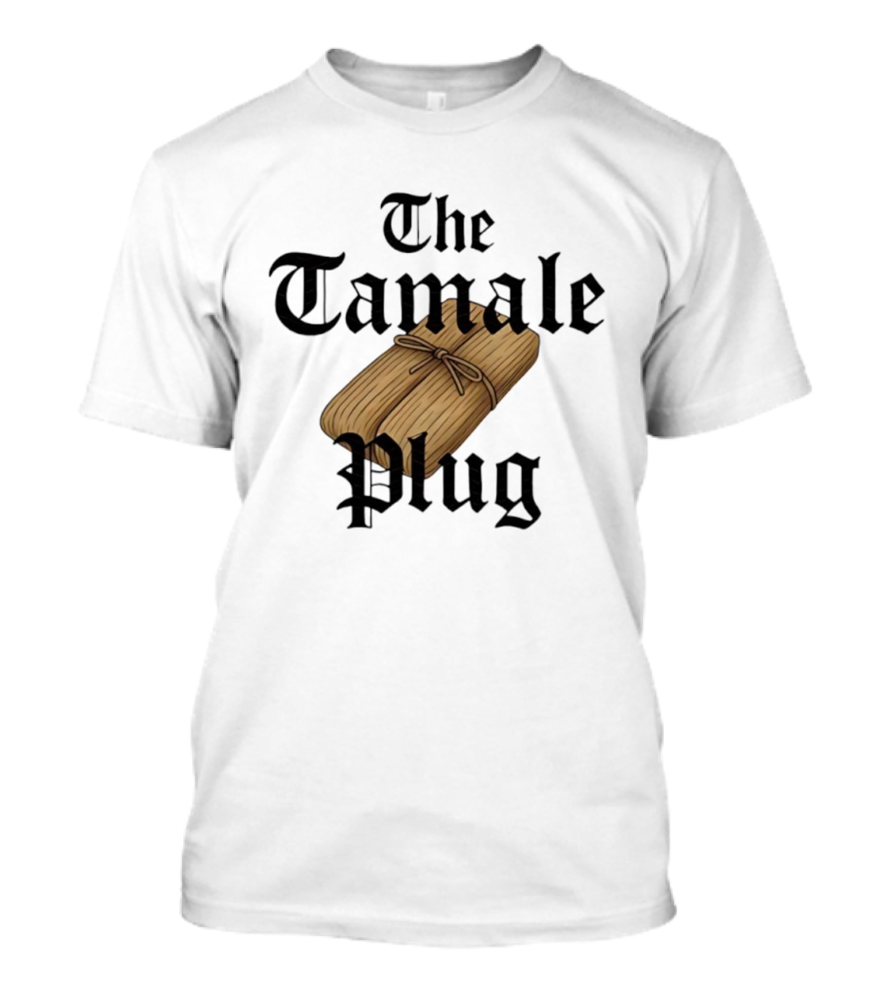The Tamale Plug Wrapped Corn Husk Icon T-Shirt