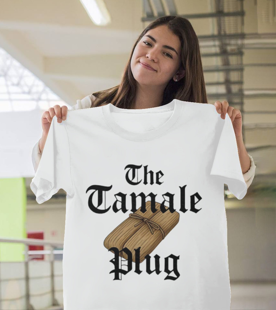 The Tamale Plug Wrapped Corn Husk Icon T-Shirt