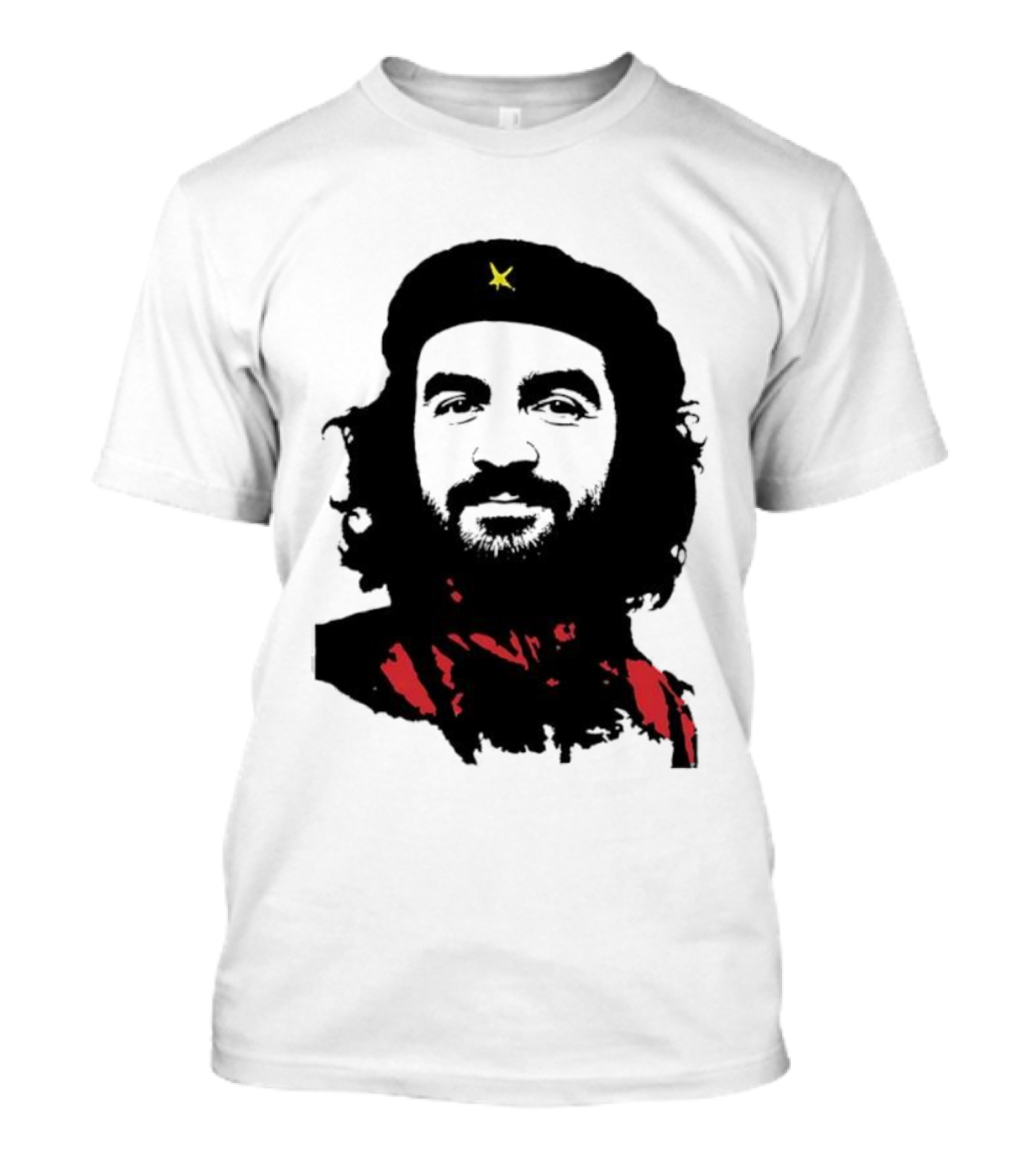 Zohran Che Yellow Star Red Contrast T-Shirt