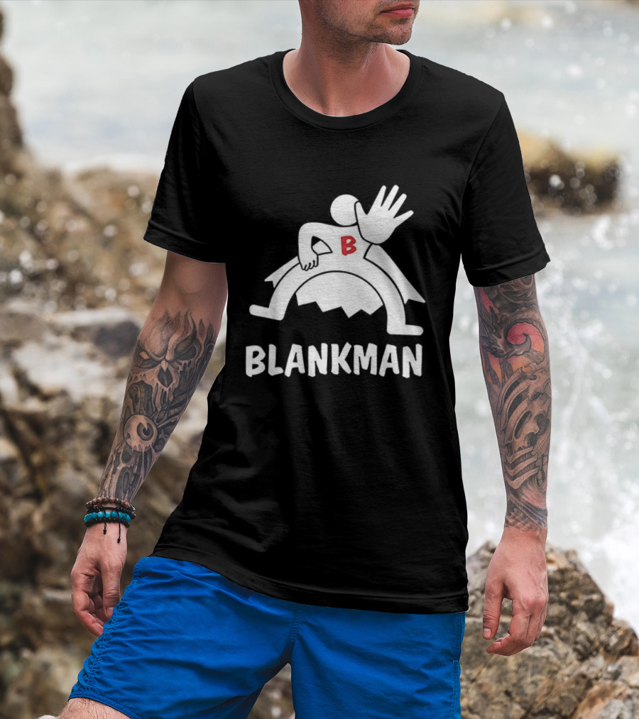 BLANKMAN Superhero B Emblem T-Shirt
