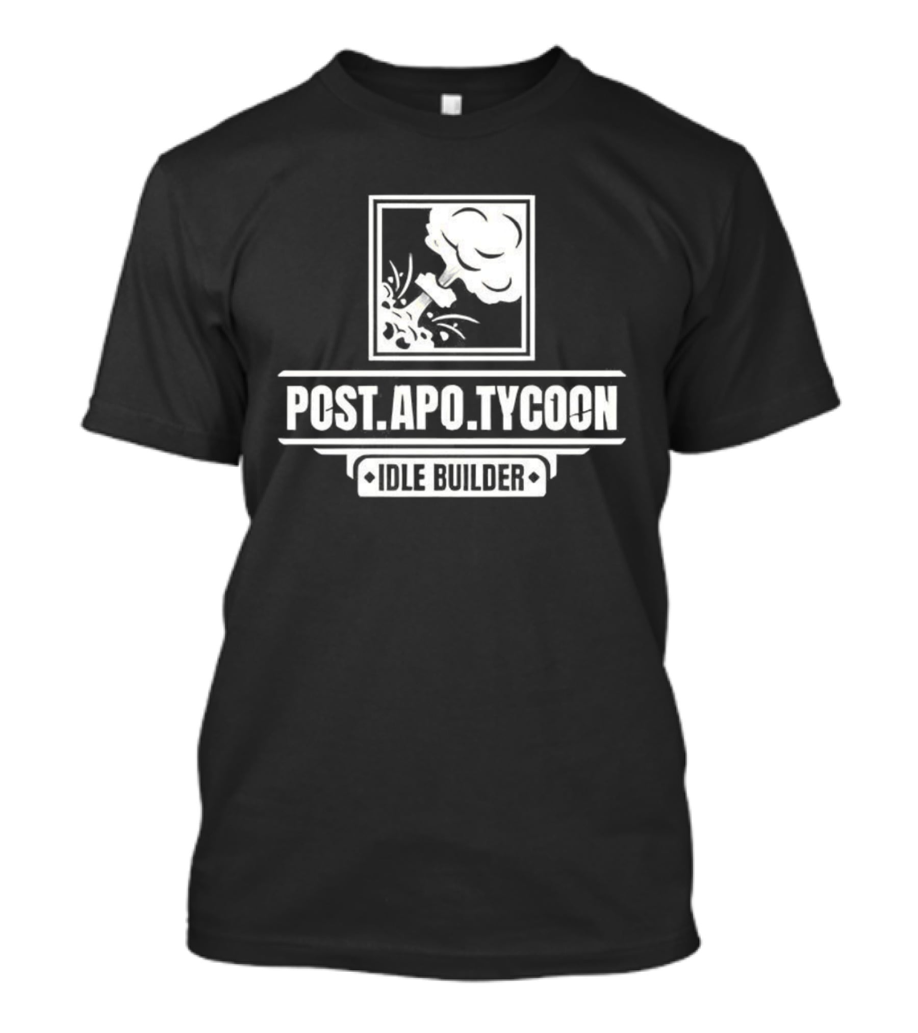 Post Apo Tycoon Idle Builder Gaming Vintage Retro Style T-Shirt