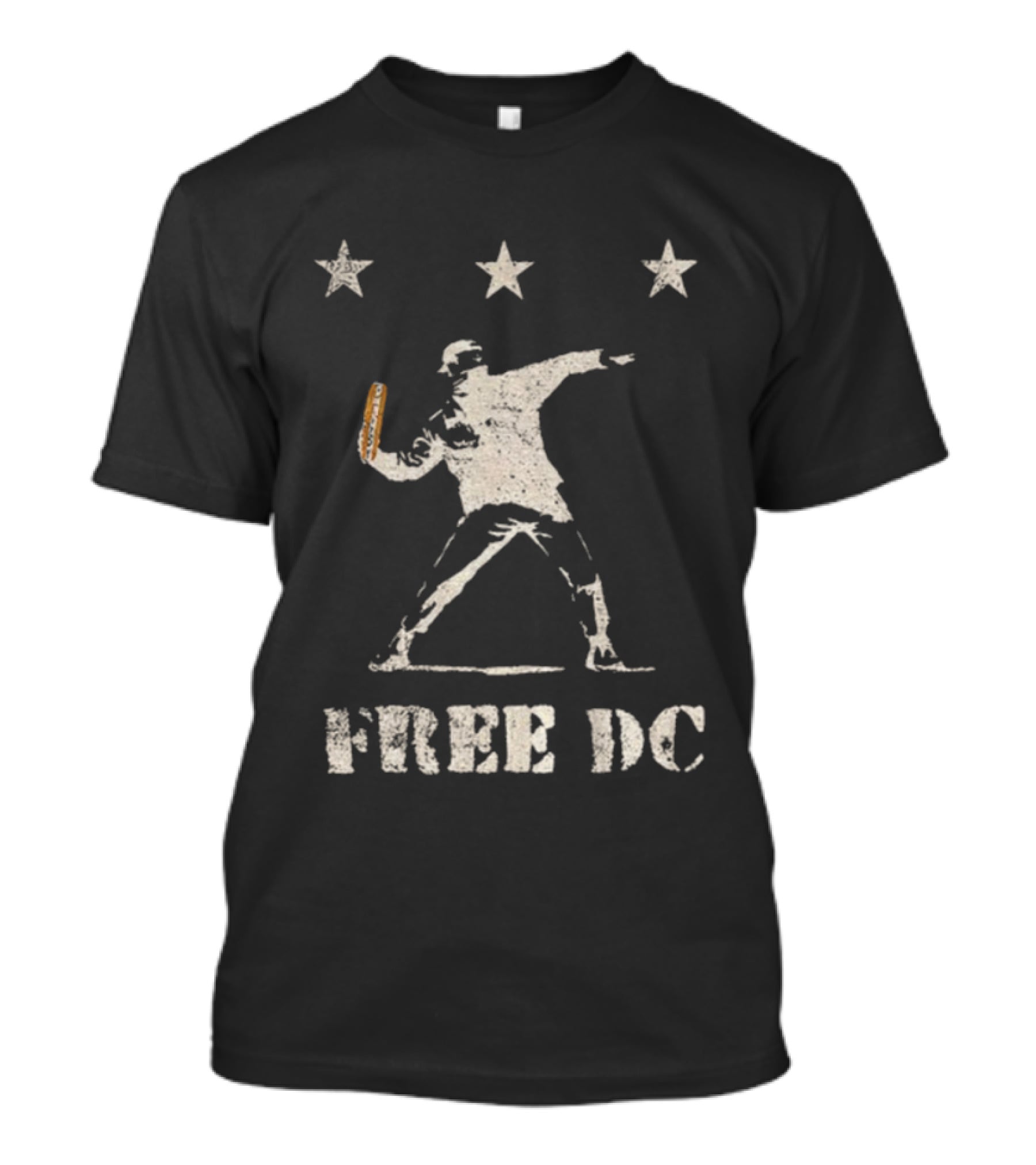 DC Sandwich Thrower Free DC Political Statement T-Shirt