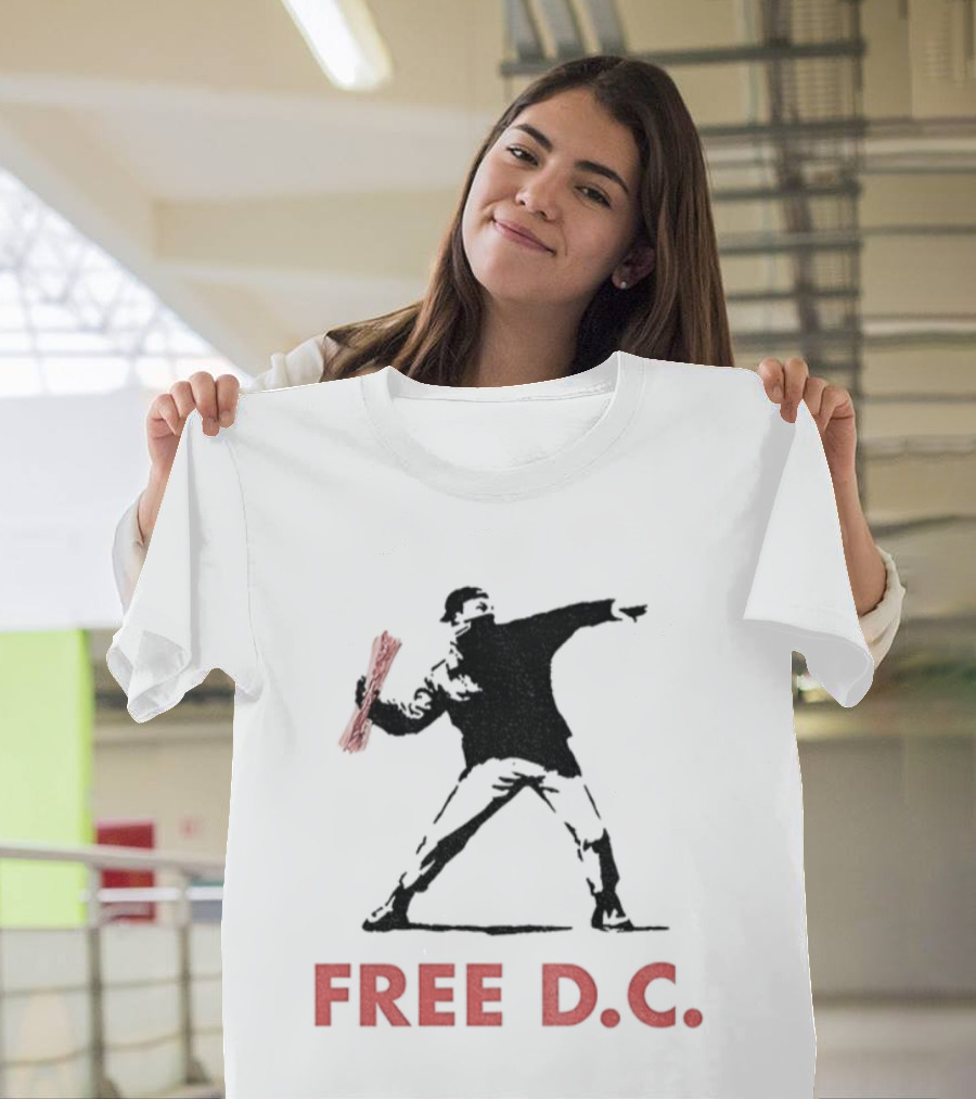 2025 Free D.C. Sandwich Guy Iconic Street Art Style T-Shirt