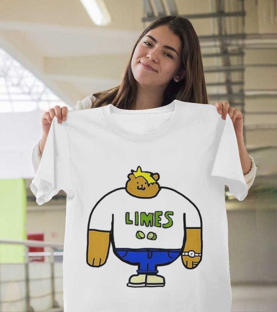 Limes Shayne Character With Lime Slices T-Shirt