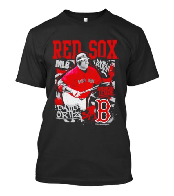 David Ortiz MLB Red Sox Cooperstown Star Moment Boston B T-Shirt
