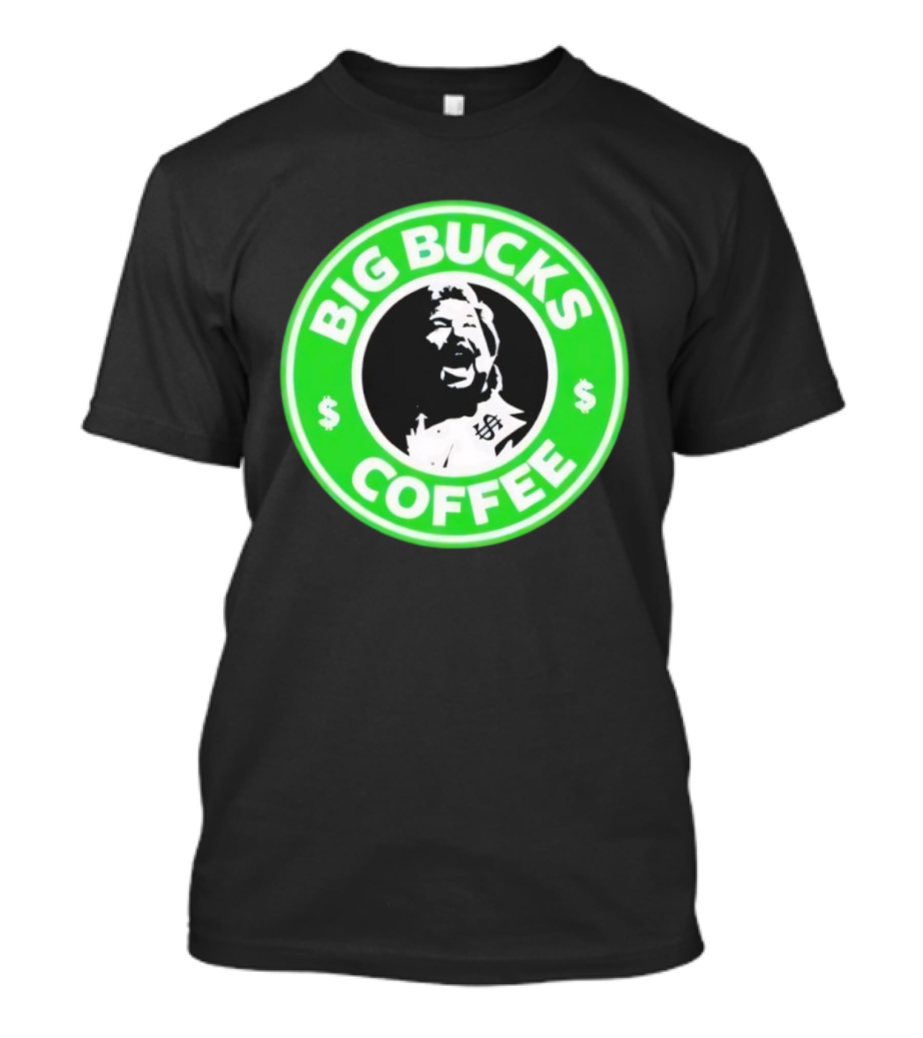 Ted DiBiase Big Bucks Coffee Parody Design T-Shirt