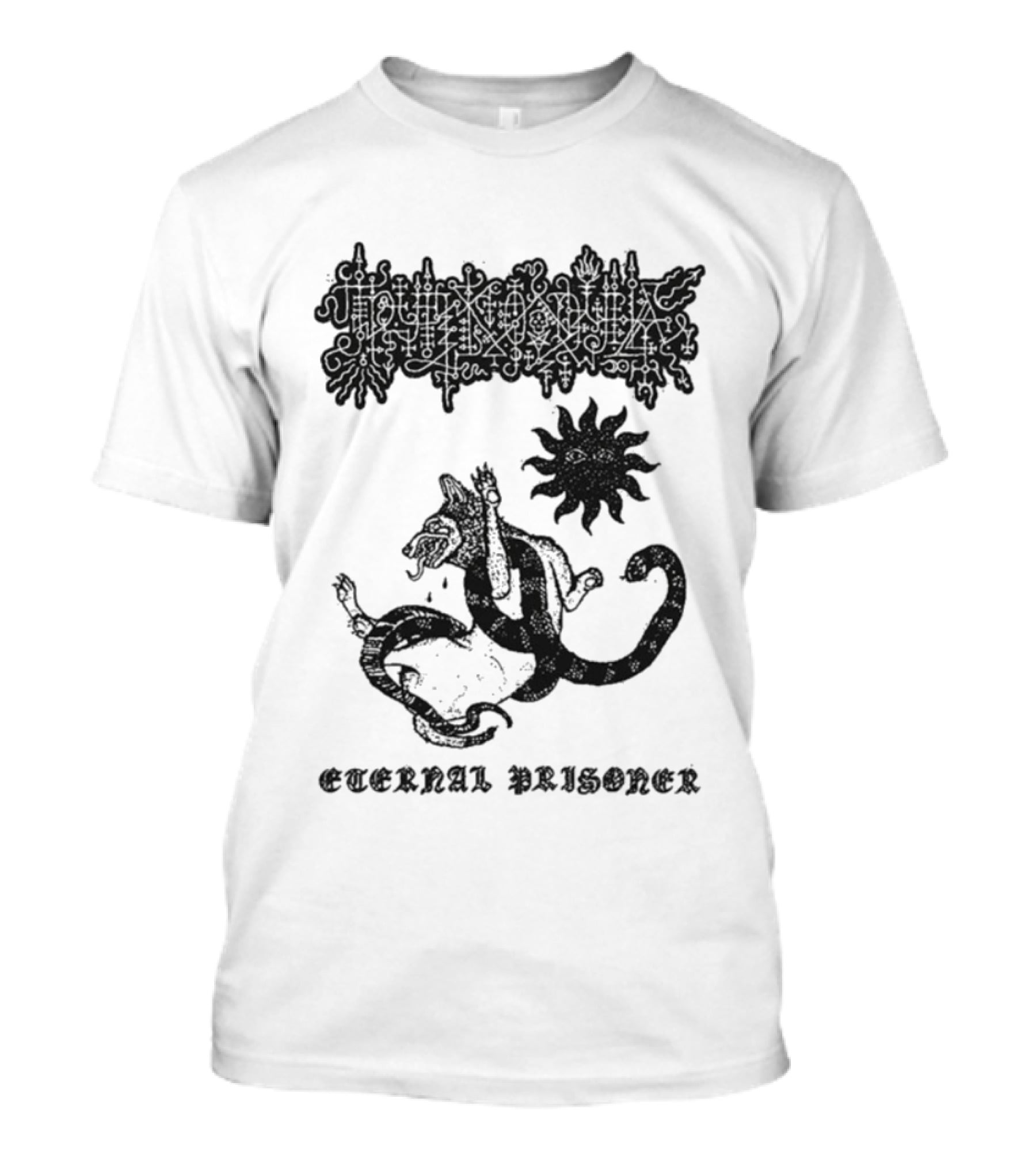 Труп Колдуна Warlock Corpse Serpent Sun Eternal Prisoner T-Shirt