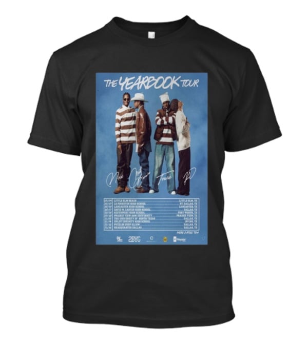 The Yearbook Tour 2025 2BYG Little Elm Dallas Texas High Schools T-Shirt