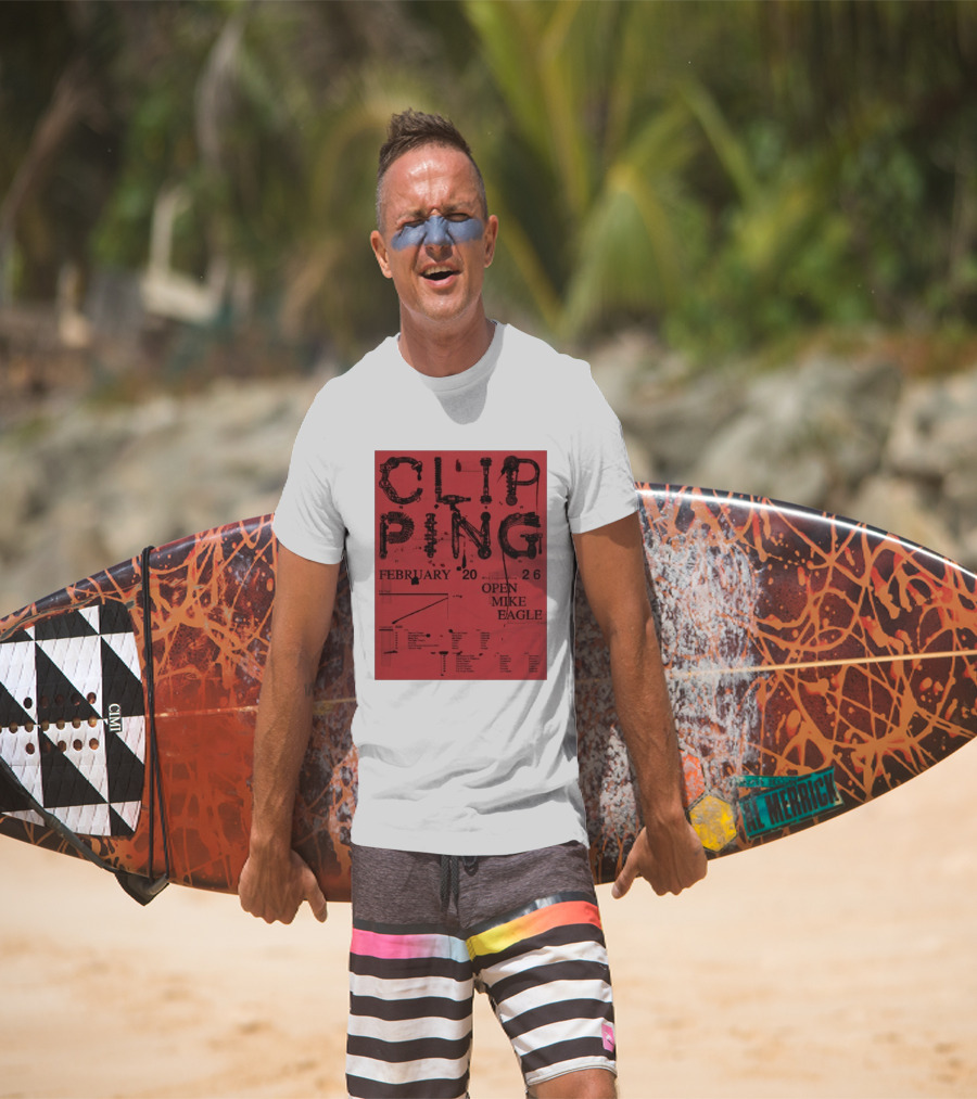 Clipping Open Mike Eagle February 2026 Tour USA With Special Guest T-Shirt