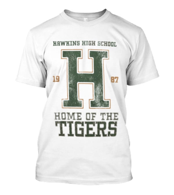 Hawkins High School Home Of The Tigers 1987 Stranger Things T-Shirt