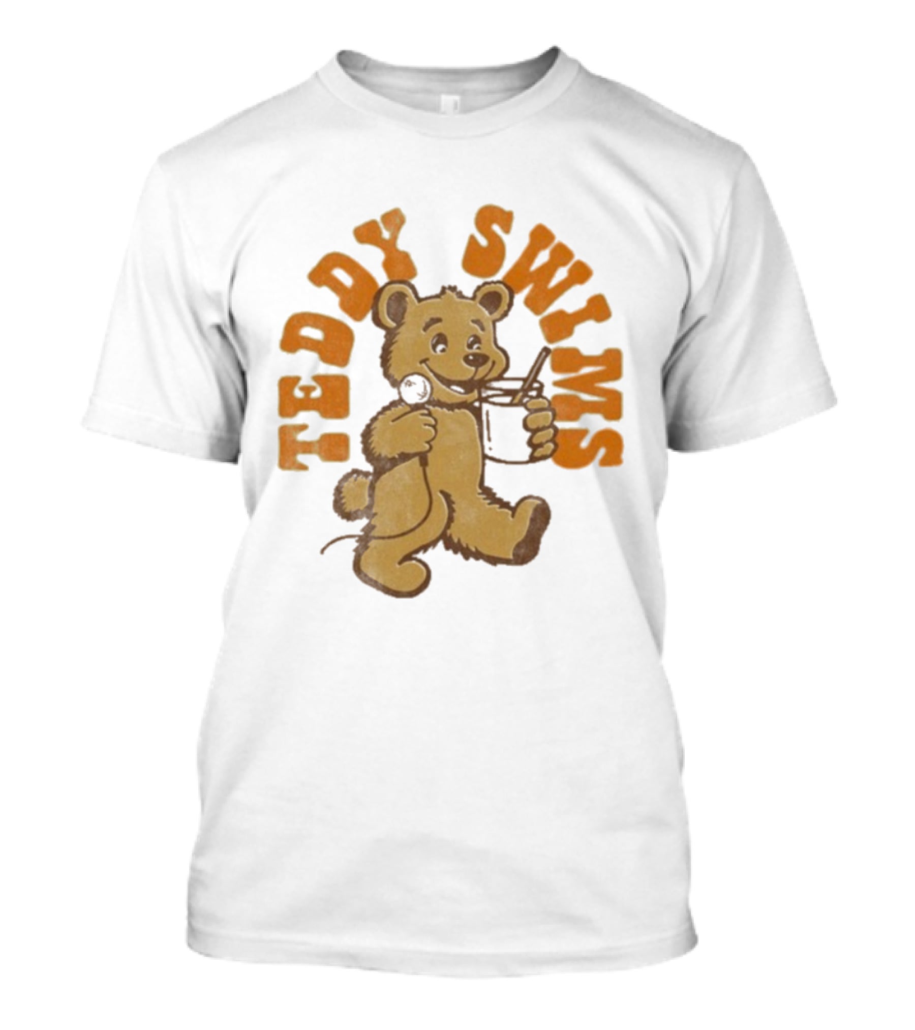Teddy Swims Milk And Microphone Bear T-Shirt