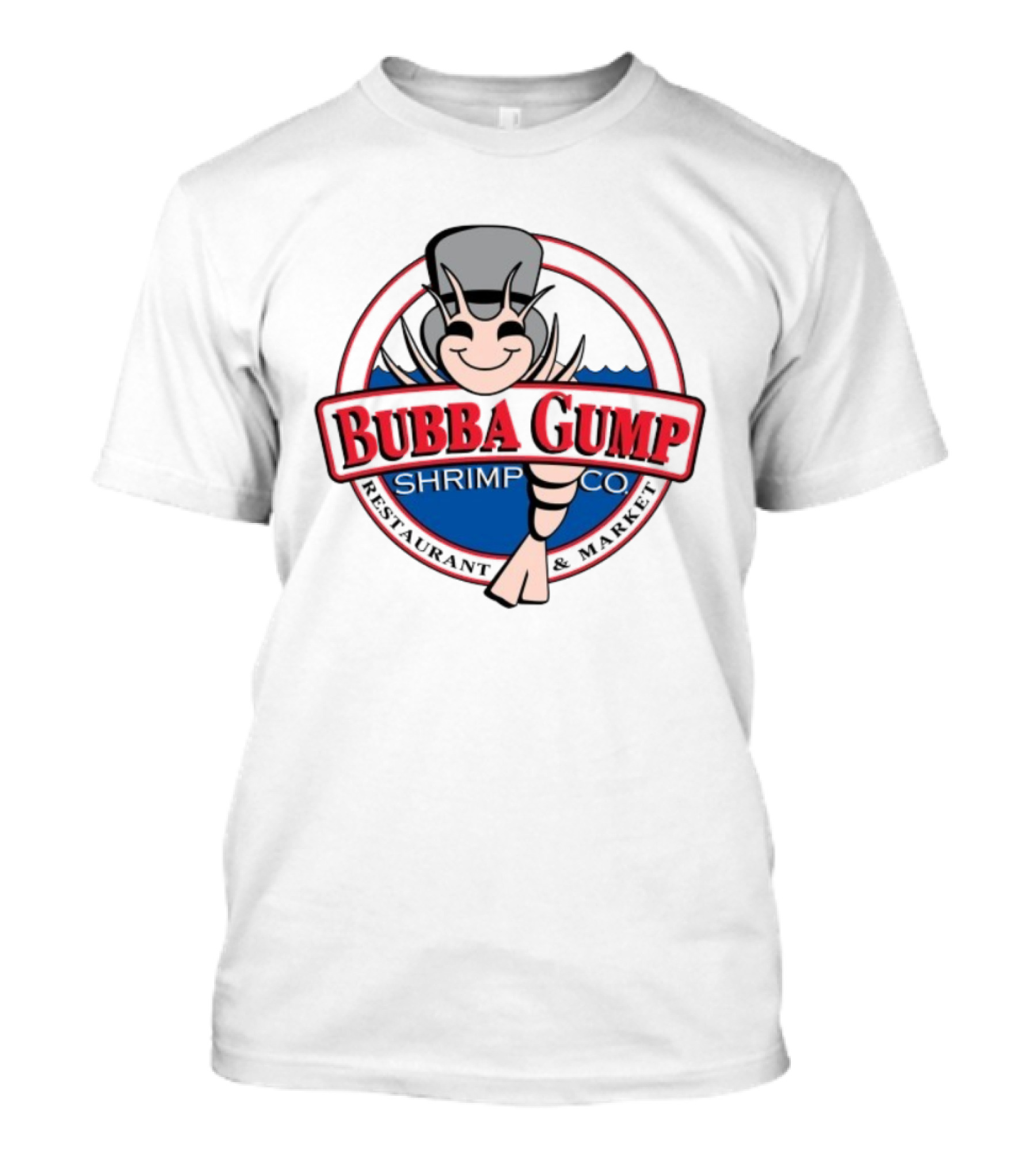 Bubba Gump Shrimp Co Happy Shrimp Iconic Symbol T-Shirt