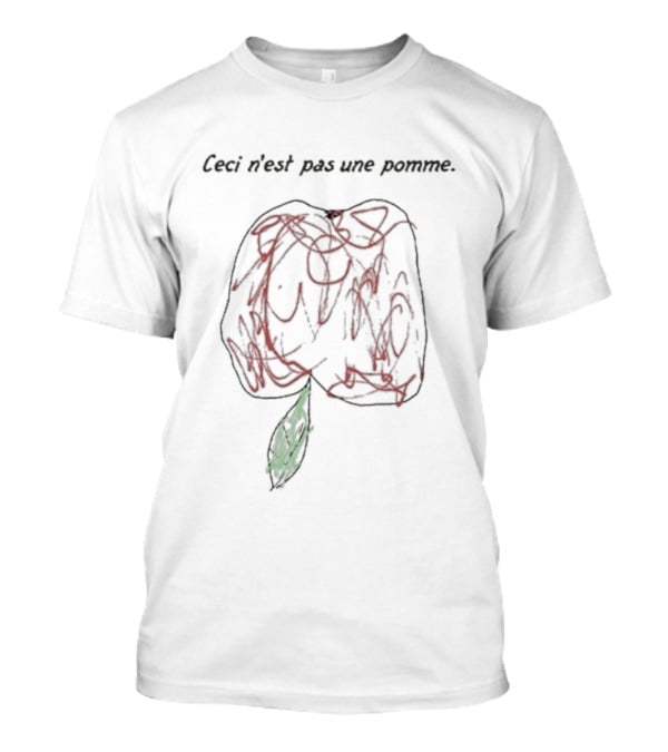 Ceci N'est Pas Une Pomme McElroy This Is Not An Apple T-Shirt
