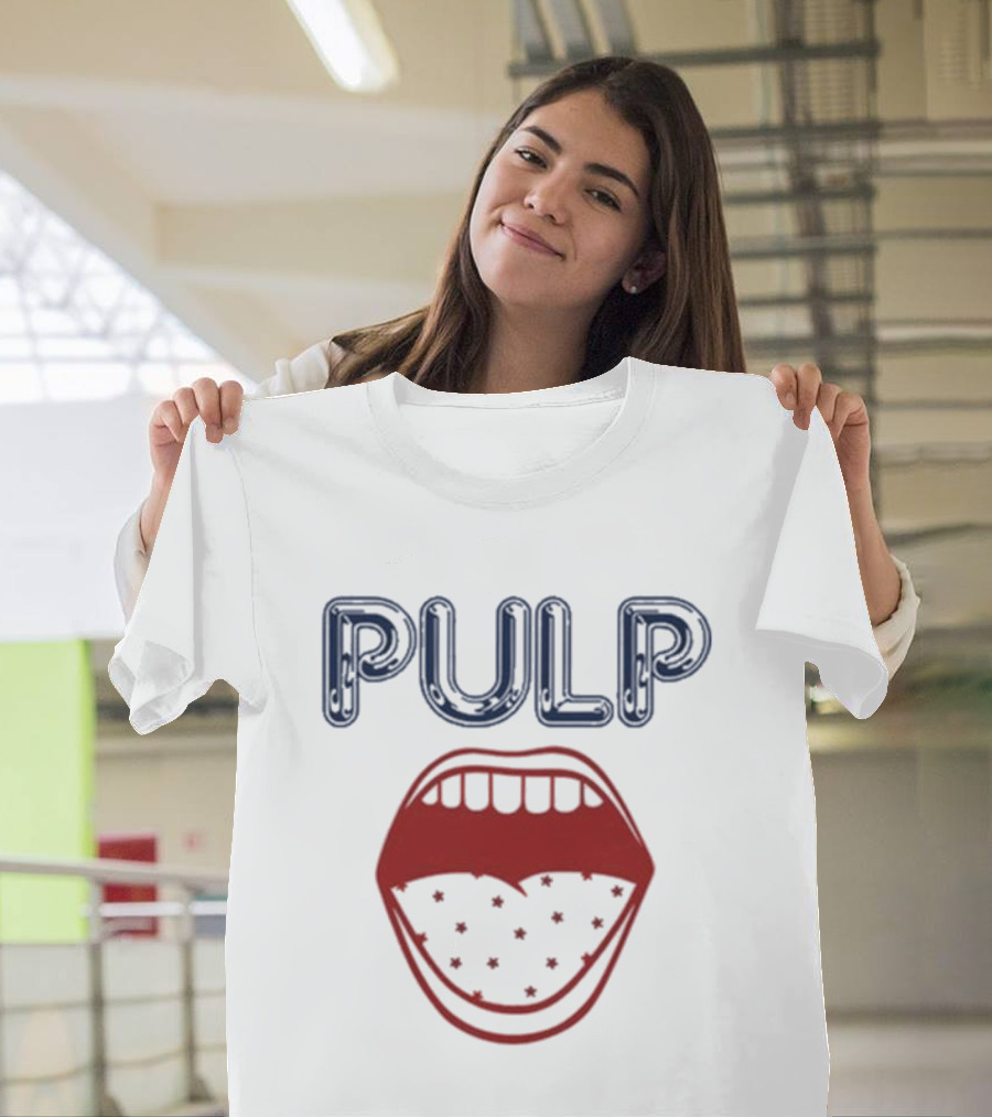 Pulp Us Tour Big Mouth Stars Logo T-Shirt