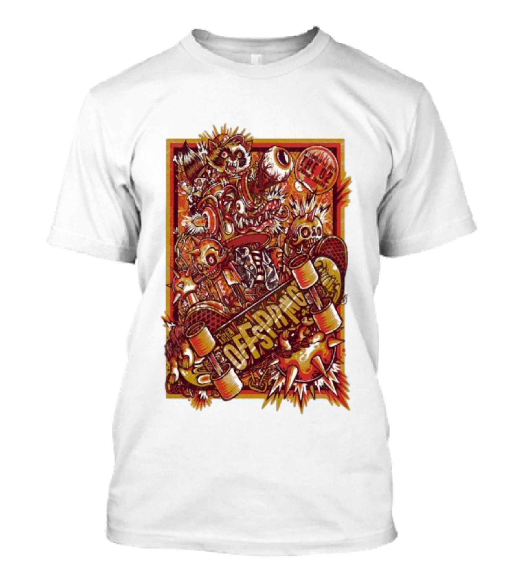 The Offspring Crazy Cartoon Graphics O2 Arena Nov 14 2025 T-Shirt