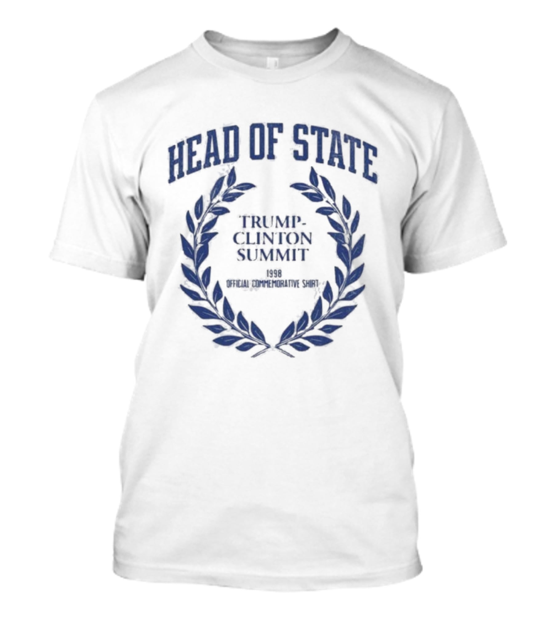 Head Of State Trump Clinton Summit 1998 Men's Health Tmpg Conference T-Shirt