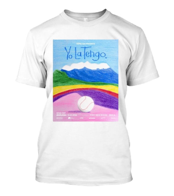 HIPNOSIS Presenta Yo La Tengo Foro Indie Rocks Mexico City Jan 2026 T-Shirt
