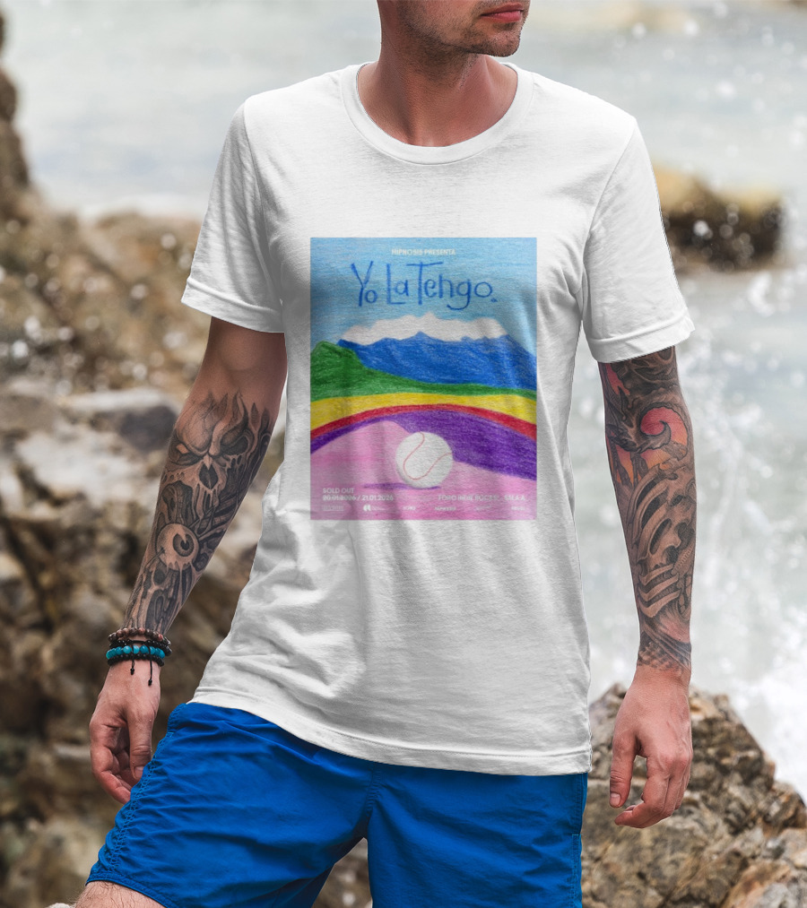 HIPNOSIS Presenta Yo La Tengo Foro Indie Rocks Mexico City Jan 2026 T-Shirt