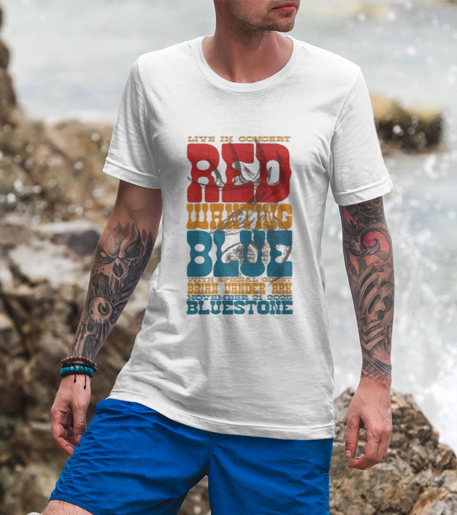 Live In Concert Red Wanting Blue Bluestone Columbus OH November 21 2025 Deer T-Shirt