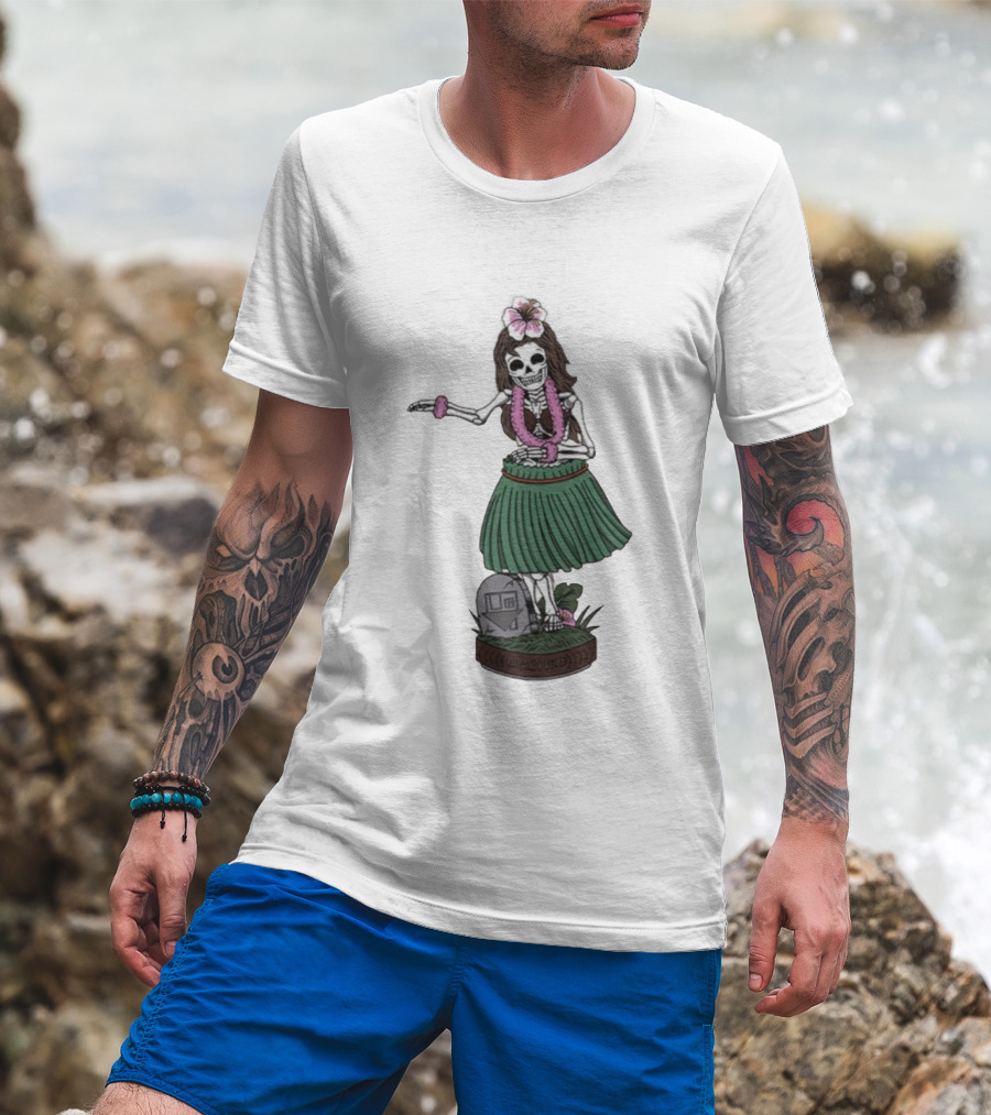 The Neighbourhood UltraSOUND Hula Skeleton Girl T-Shirt