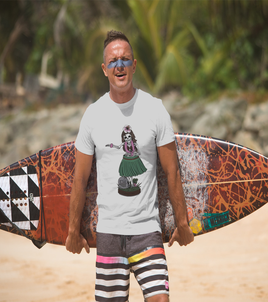 The Neighbourhood UltraSOUND Hula Skeleton Girl T-Shirt