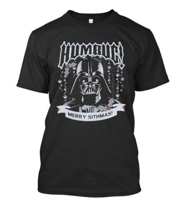 Star Wars Darth Vader Humbug Merry Sithmas Christmas T-Shirt