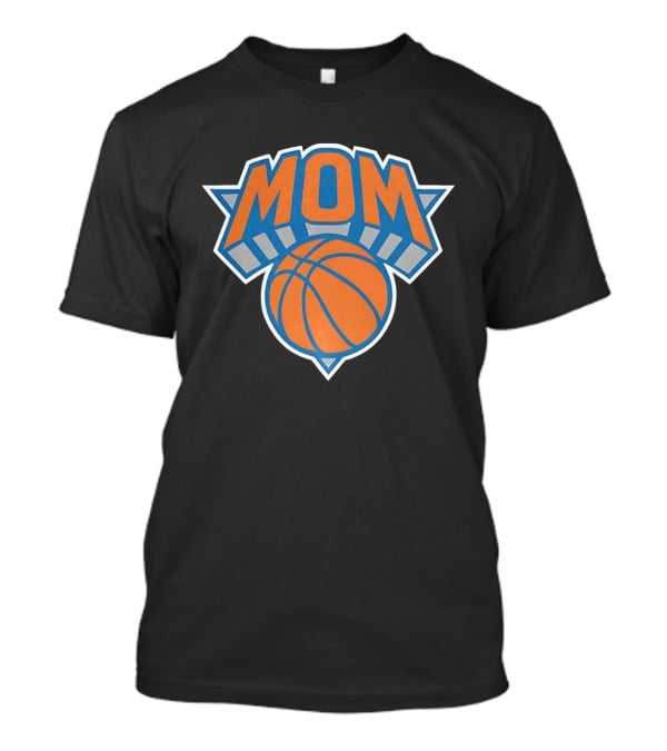 New York Knicks Basketball Mom Iconic Triangle Emblem T-Shirt