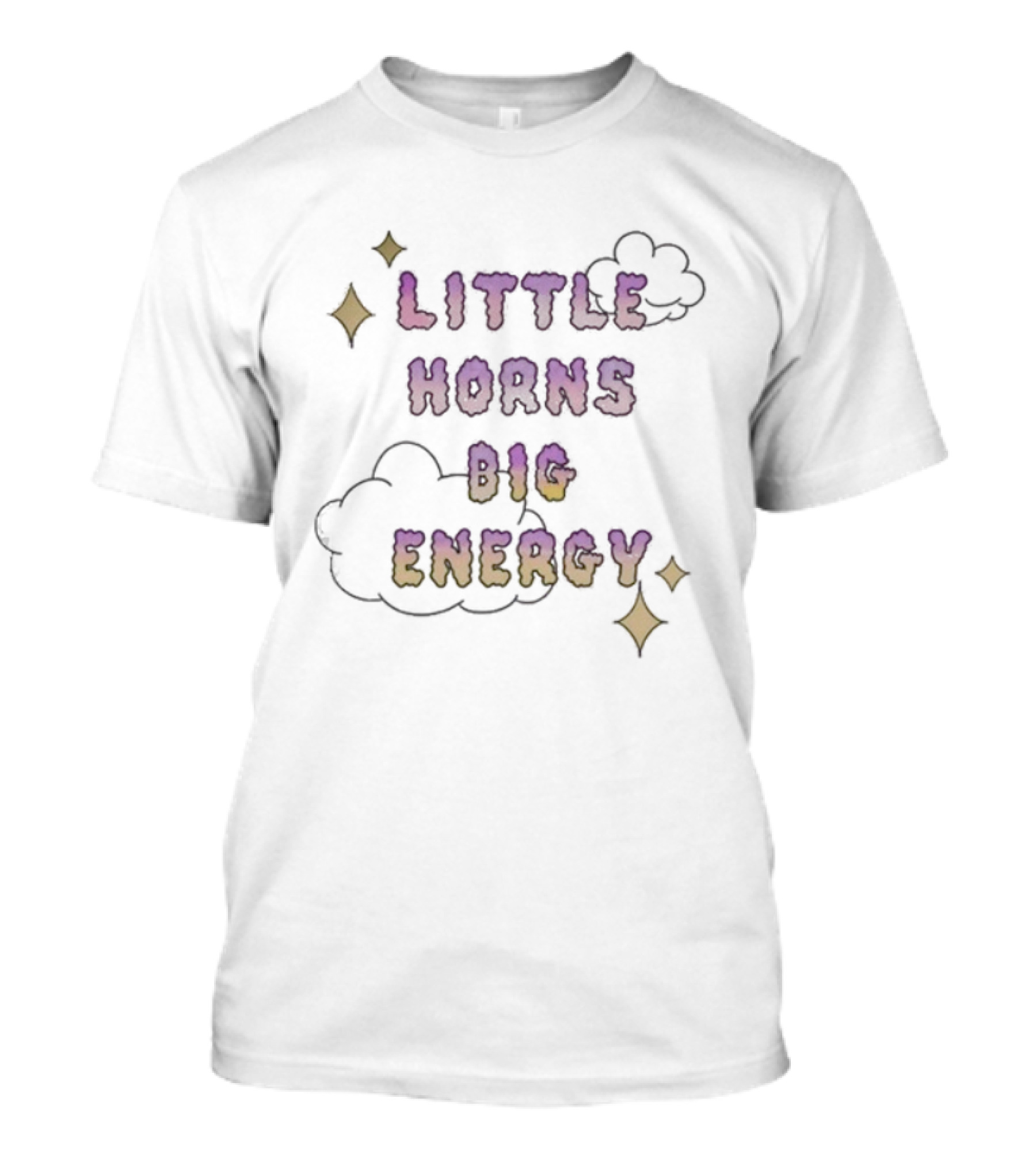 Arch Enemy Little Horns Big Energy Baphy Clouds And Stars T-Shirt