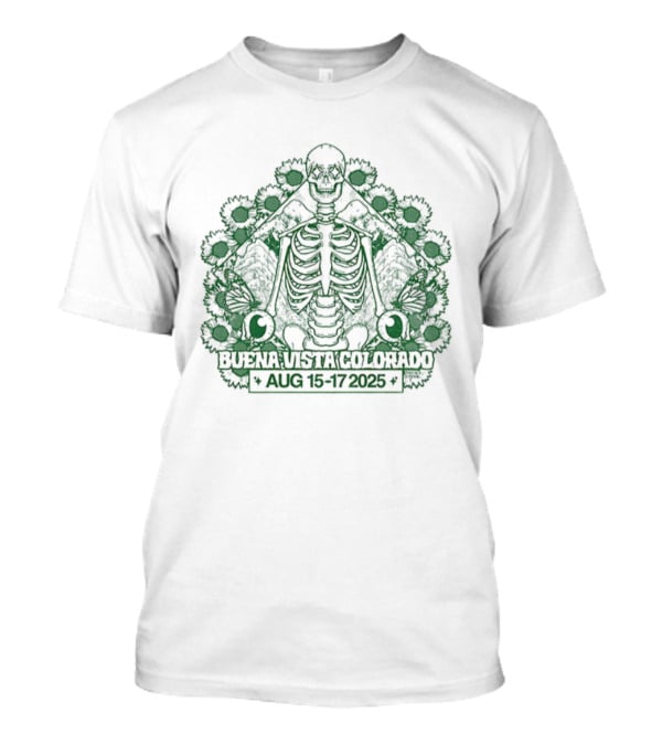 Skeleton Buena Vista Colorado AUG 15 17 2025 T-Shirt