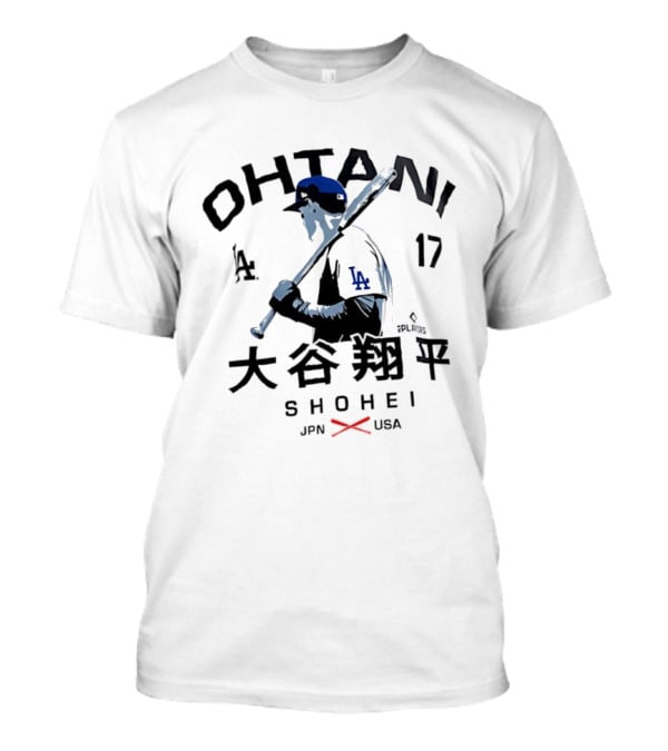 Ohtani Shohei LA 17 JPN USA Baseball Los Angeles Player Japanese Icon T-Shirt
