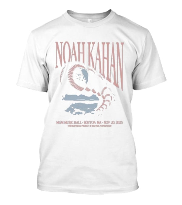 Noah Kahan Tour Boston MA Nov 20 2025 T-Shirt