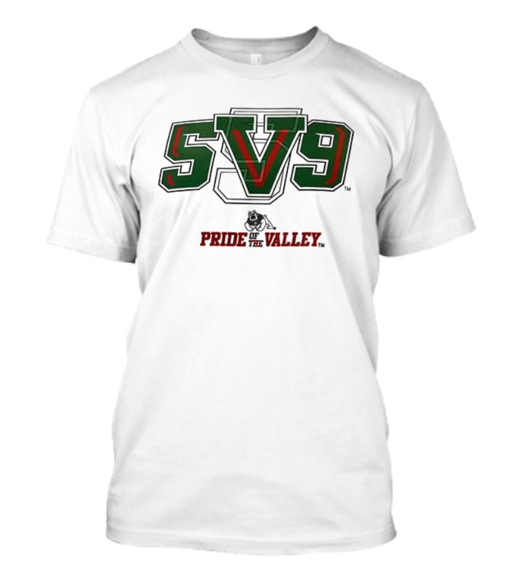 SV9 Pride Of The Valley Fresno State Bulldogs Football T-Shirt