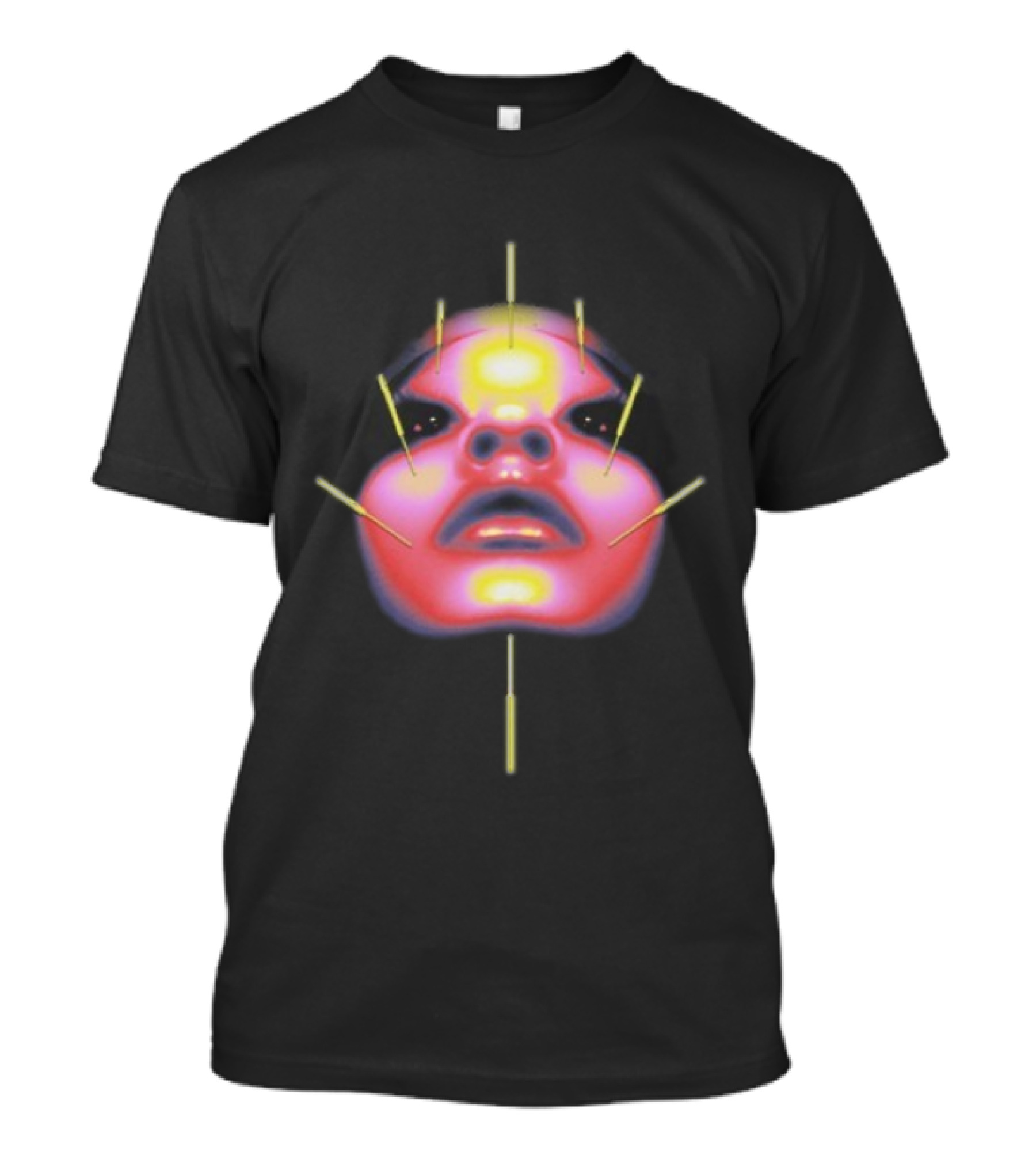 Rico Nasty Lethal Needles Face Art Aesthetic T-Shirt