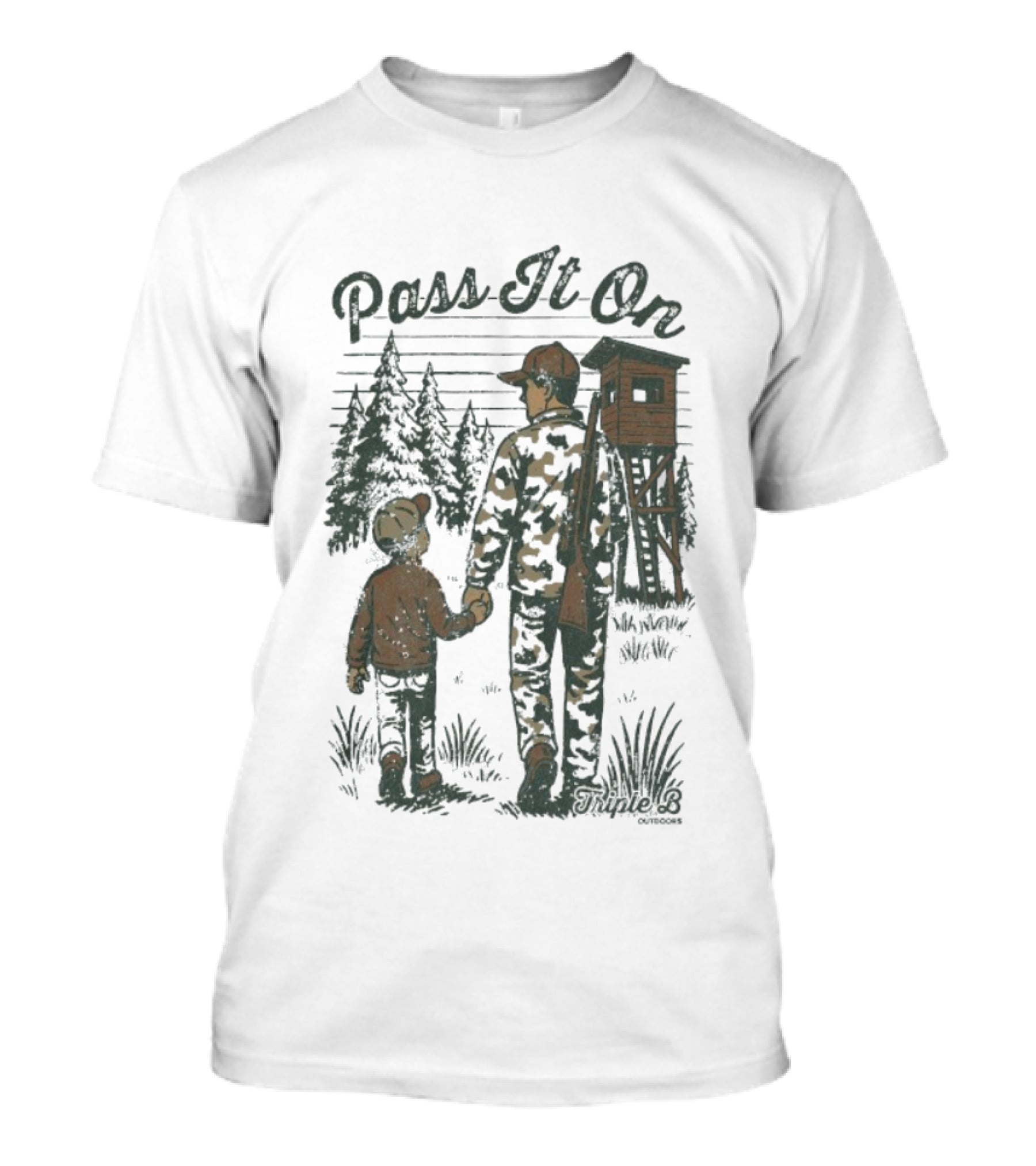 Pass It On The Heritage Series Subscription Triple B Outdoors Hunting Tradition T-Shirt