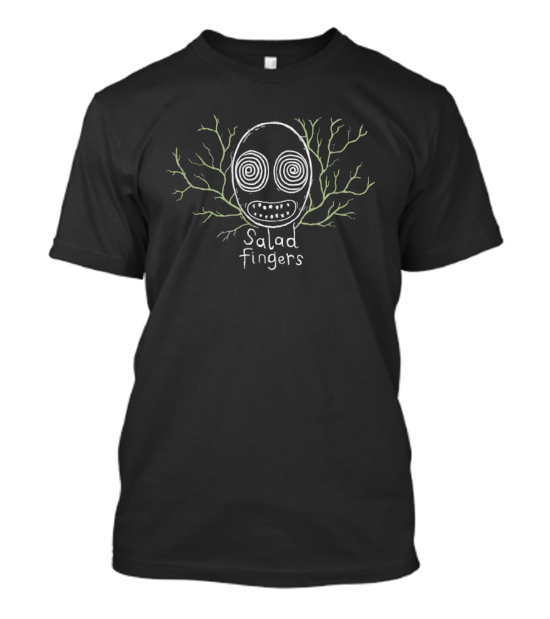 Salad Fingers Creepy Face With Branches T-Shirt