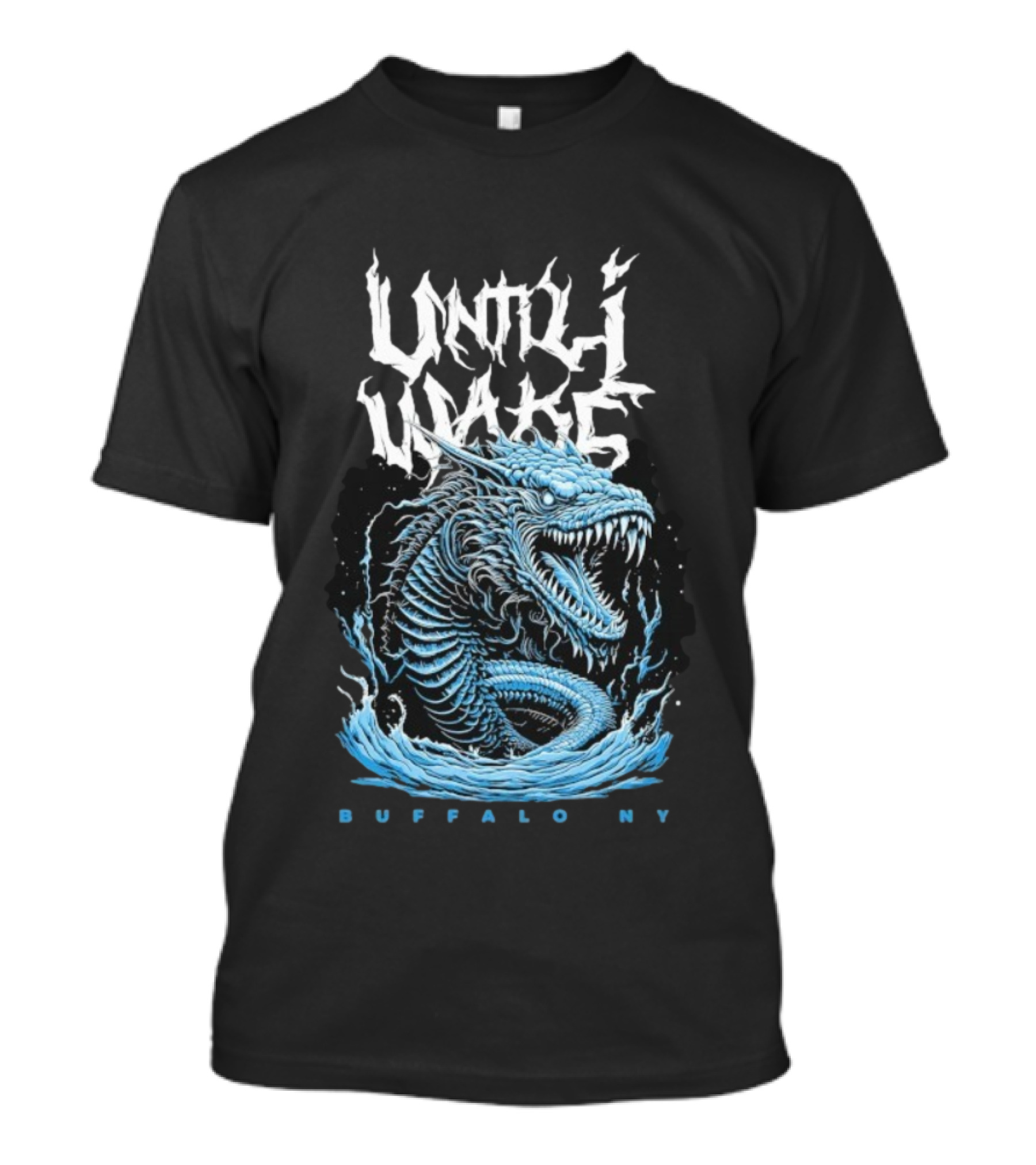 Until I Wake Leviathan Buffalo NY Dragon Serpent T-Shirt