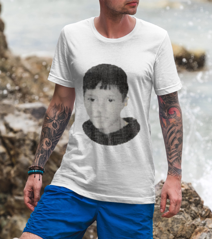 Mini Mamzah Retro Pixelated Portrait T-Shirt