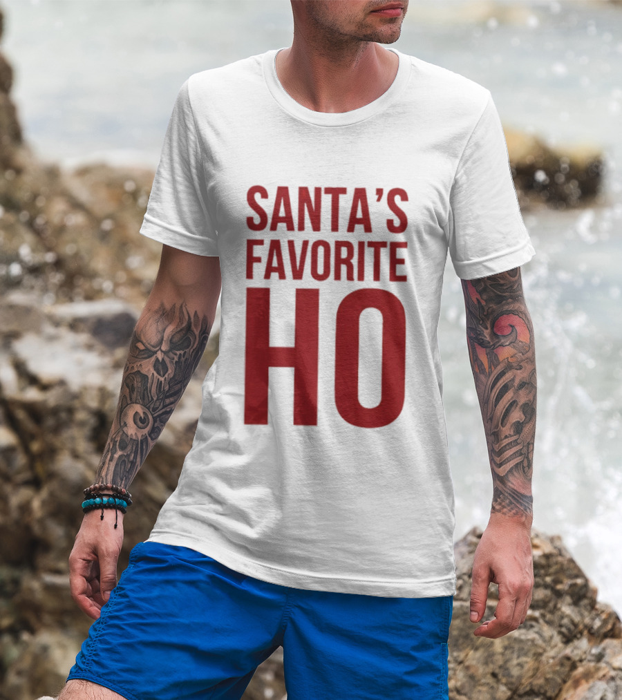 Santa’s Favorite Ho Christmas Humor T-Shirt