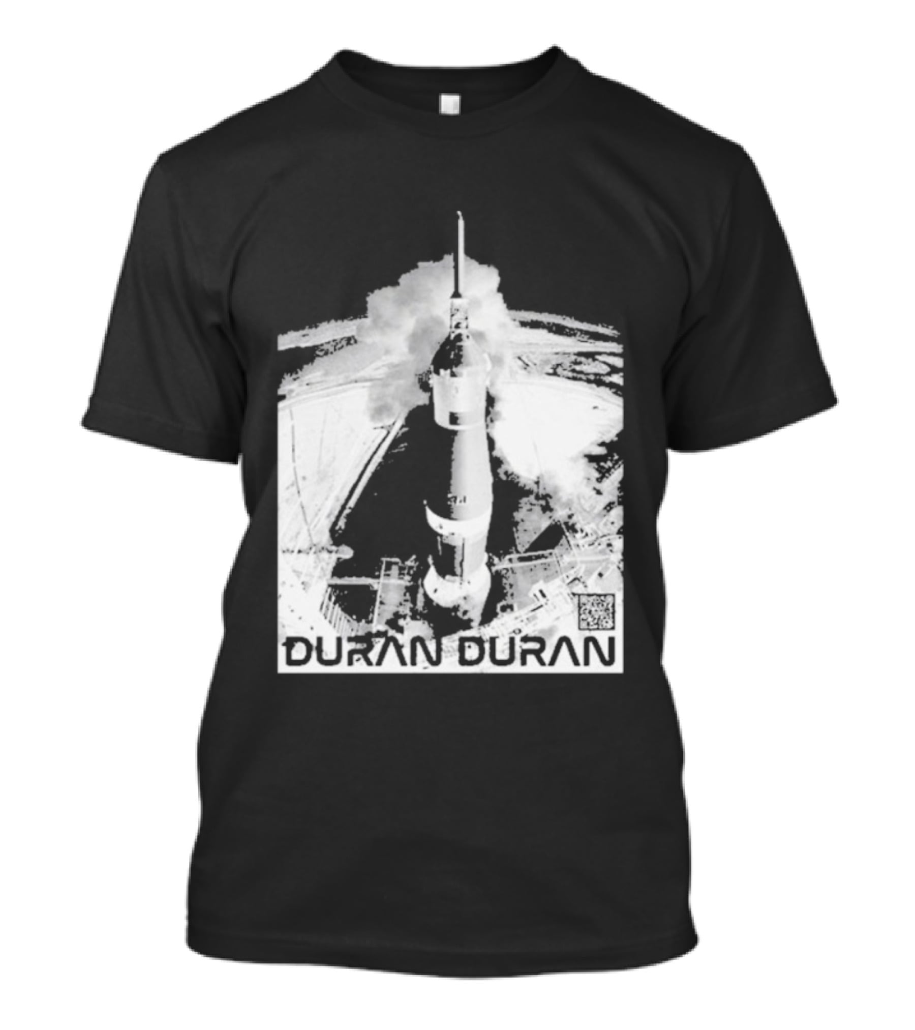 Duran Duran Rocket Launch Space Exploration Music Theme T-Shirt