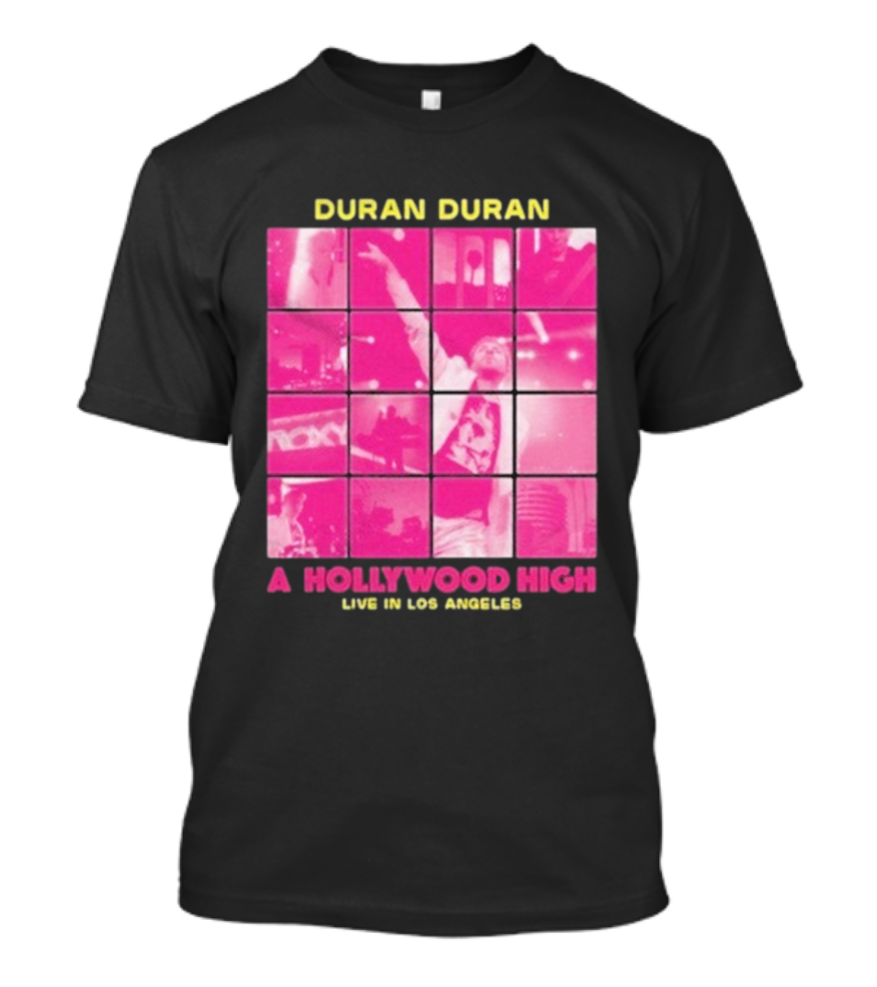 Duran Duran A Hollywood High Live In Los Angeles Concert Montage T-Shirt