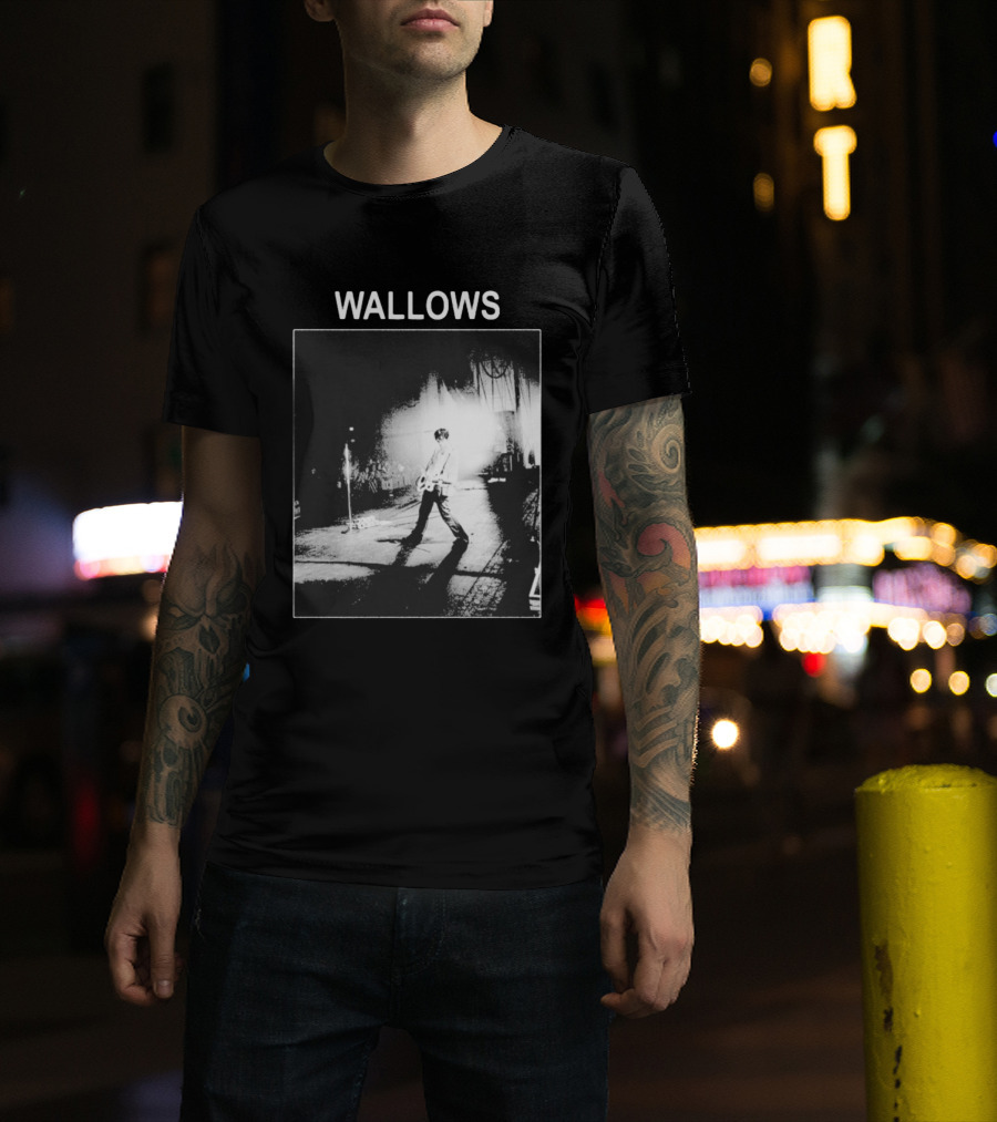 Wallows Concert Black And White Stage Performance Photo T-Shirt