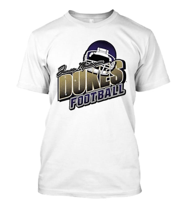 James Madison Dukes Football Helmet T-Shirt