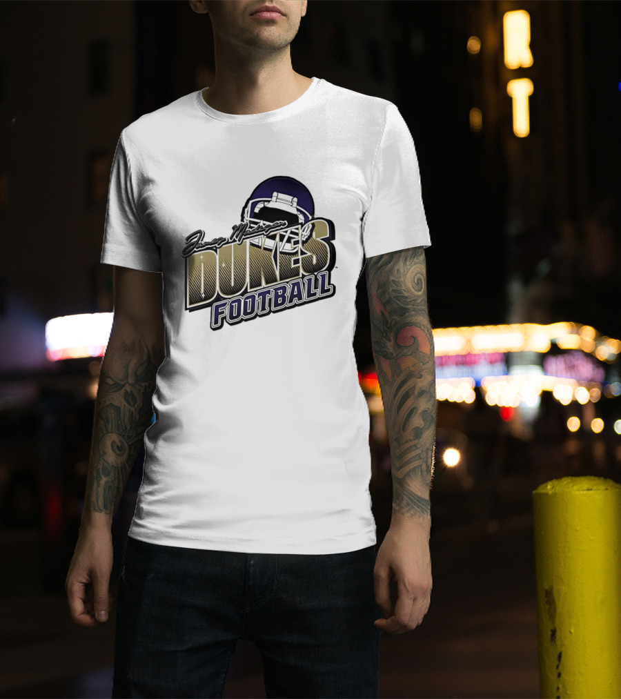 James Madison Dukes Football Helmet T-Shirt