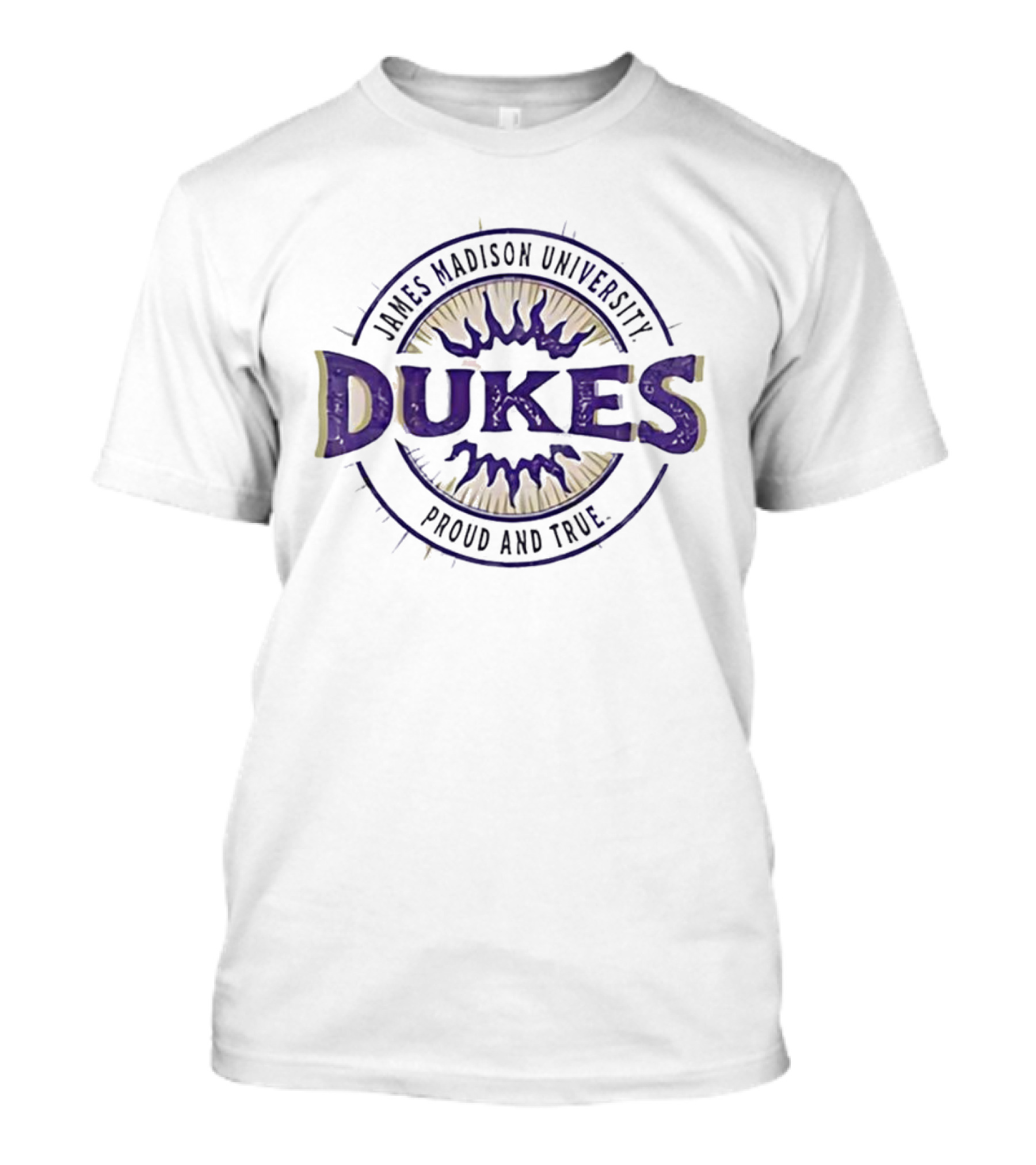 James Madison University Dukes Proud And True T-Shirt