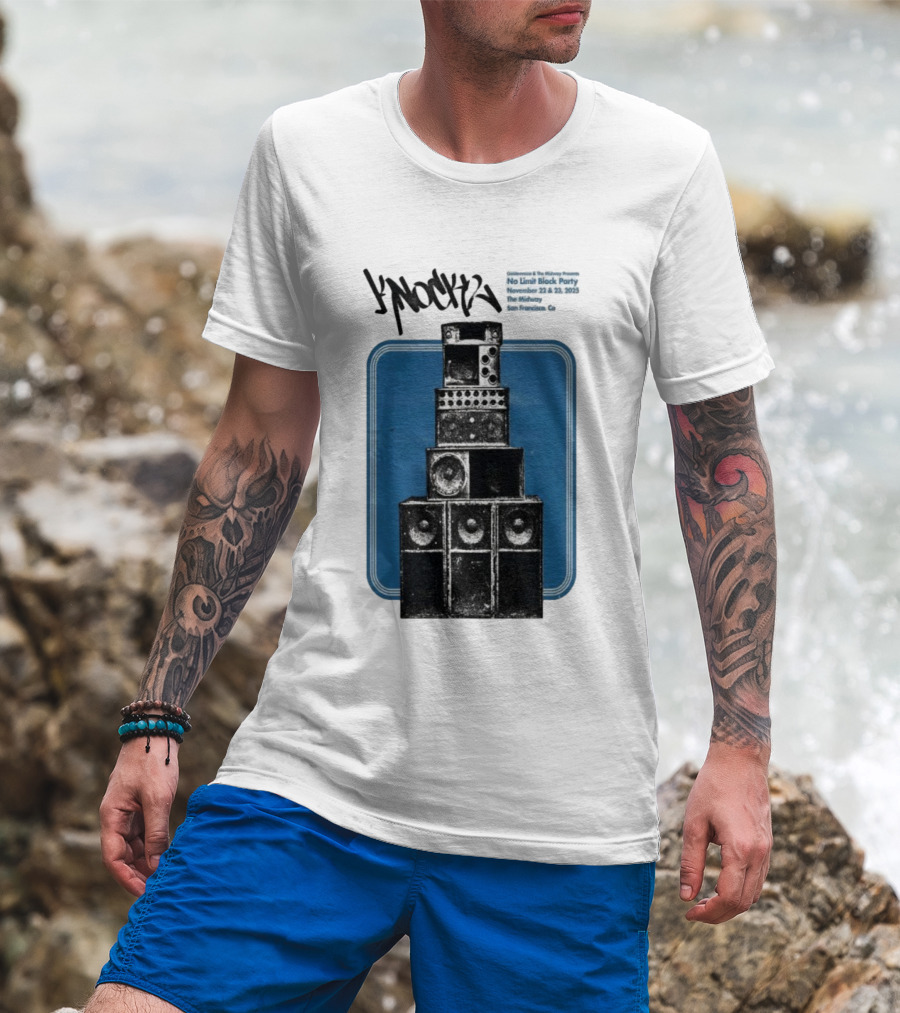 Knock2 No Limit Block Party November 22-23 2025 The Midway San Francisco CA T-Shirt
