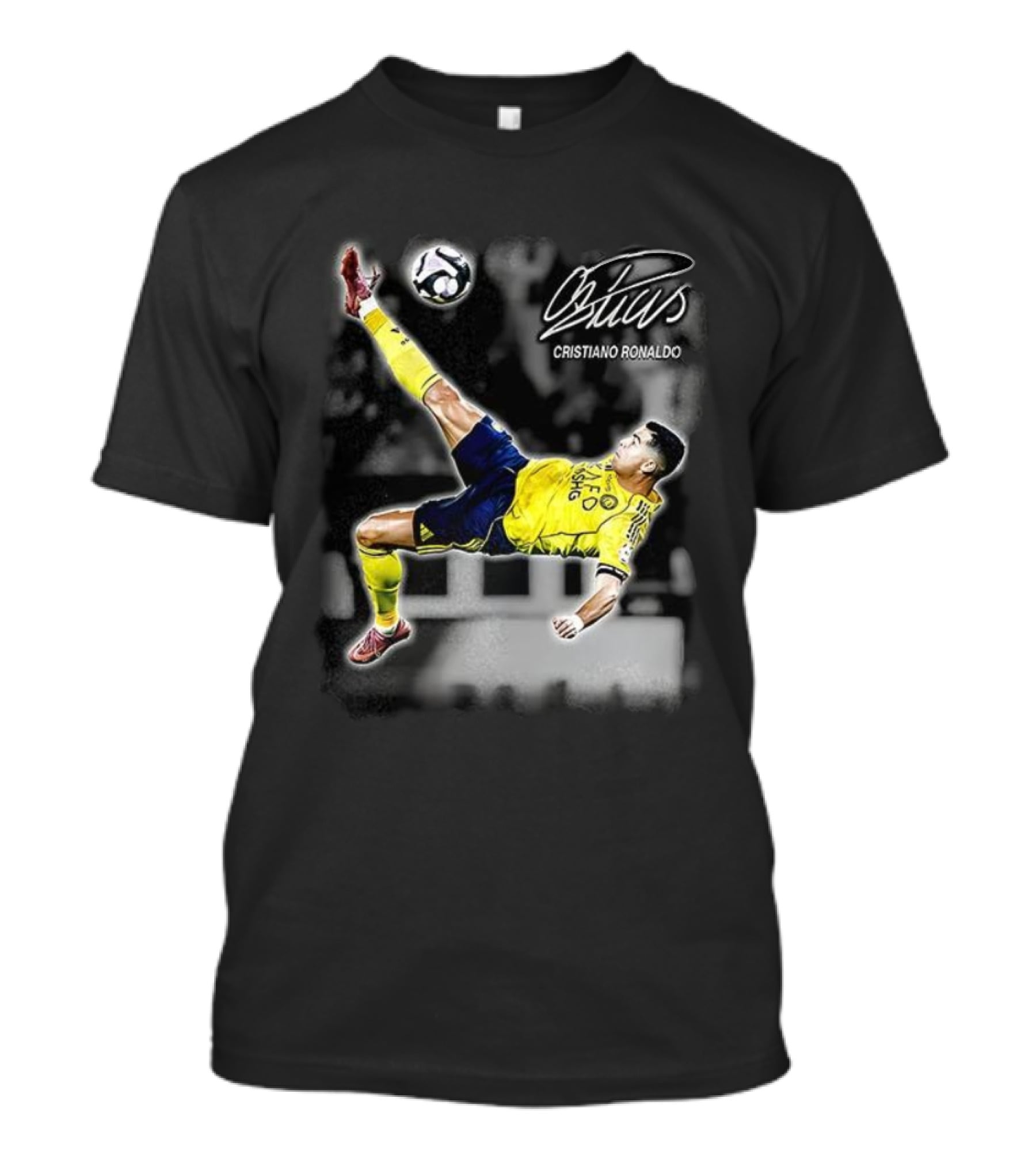 Cristiano Ronaldo Bicycle Kick 2025 Signature T-Shirt