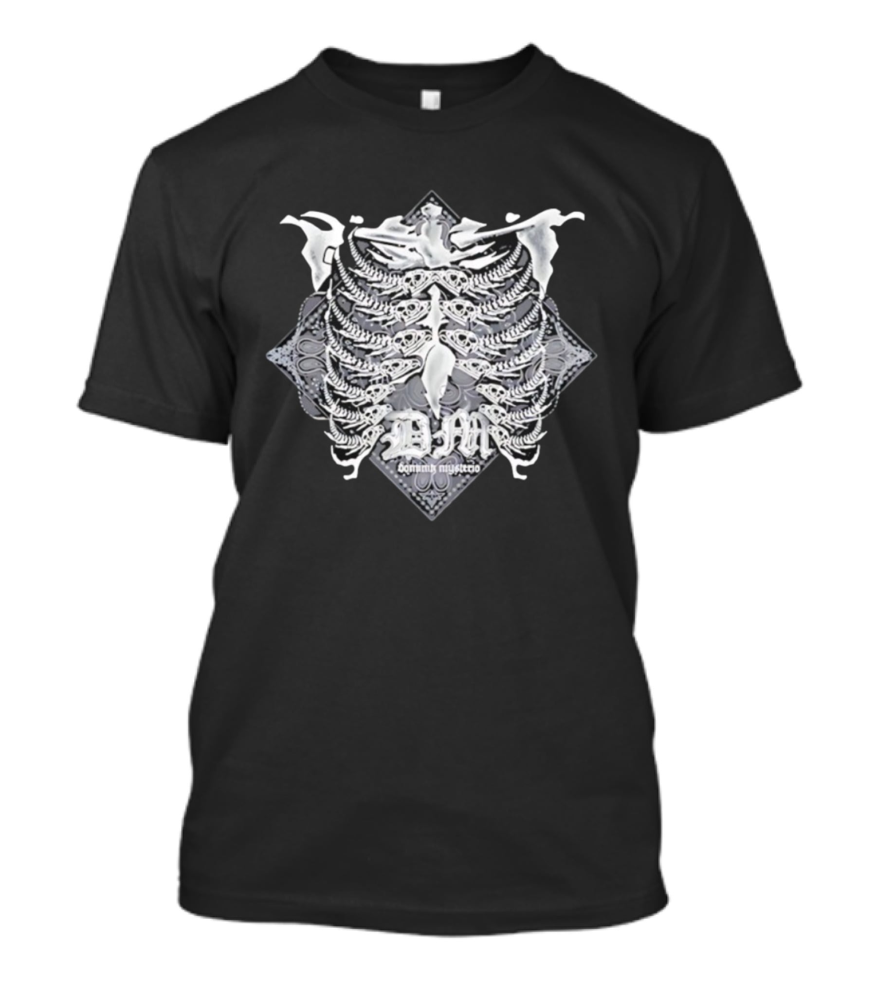 Dominik Mysterio DM Rib Cage Skeleton Bandana WWE T-Shirt