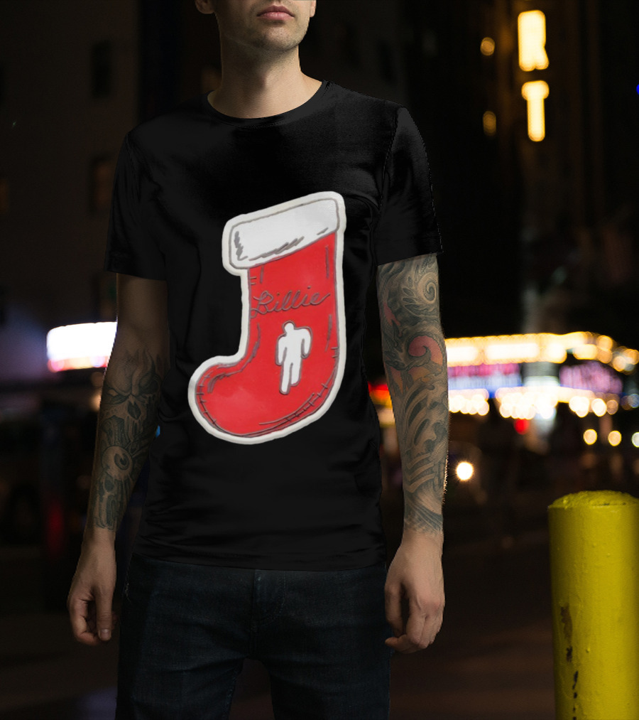 Blohsh Lillie Red Stocking Ornament T-Shirt