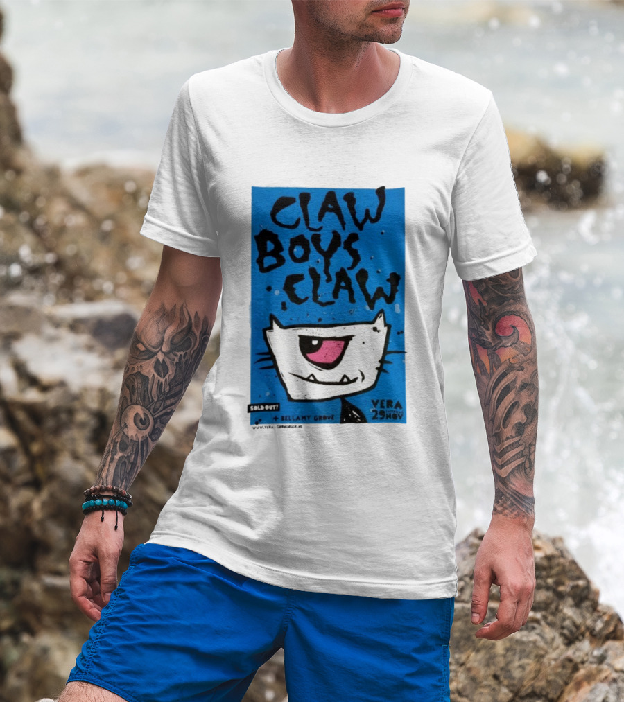 Claw Boys Claw Sold Out Bellamy Grove Vera Groningen 29 November 2025 T-Shirt